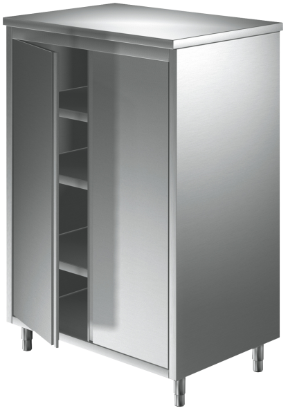 info@gastro-deluxe.com - Vorratsschrank mit Flügeltüre - 3 Einlegeböden